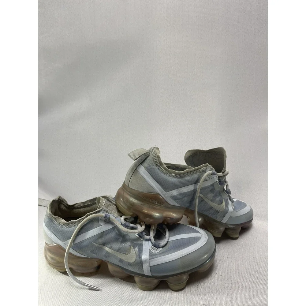 Nike Shoes Youth 7 Air VaporMax 2019 GS Sneakers Gray Round Toe AJ2617-001